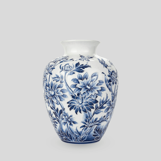 Hovedbilde Medium vase blue flowers